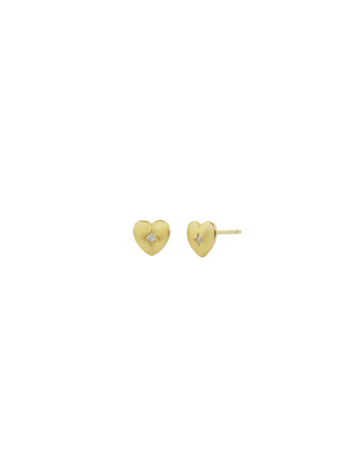 Sweetheart Studs - Gold | Sophie Store