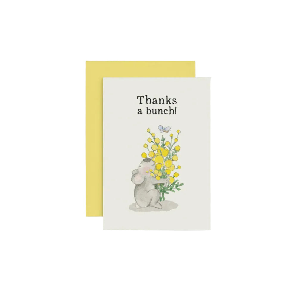 Thanks a Bunch! - Mini Card | Twigseeds