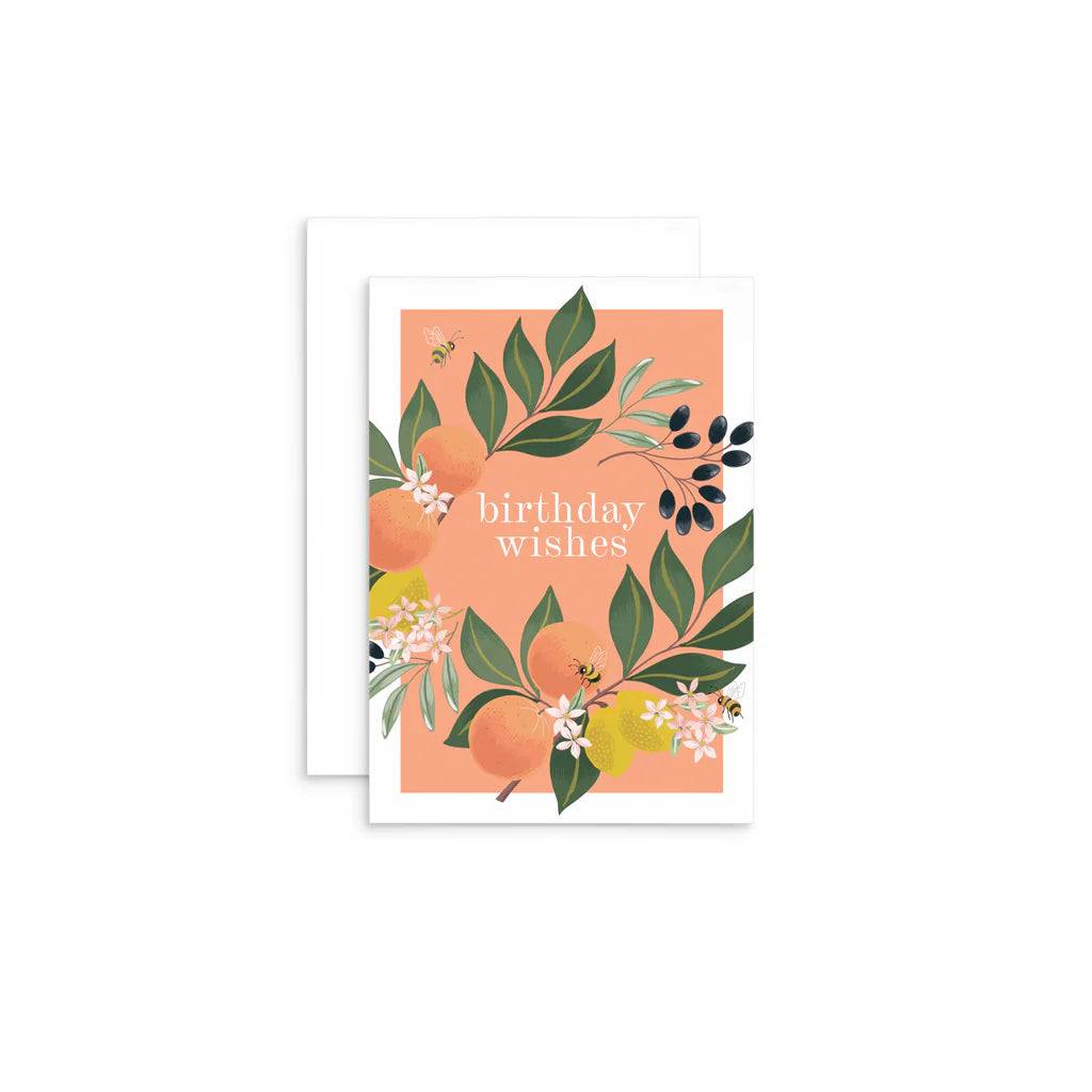 Birthday Wishes - Bee Mini Card | Affirmations