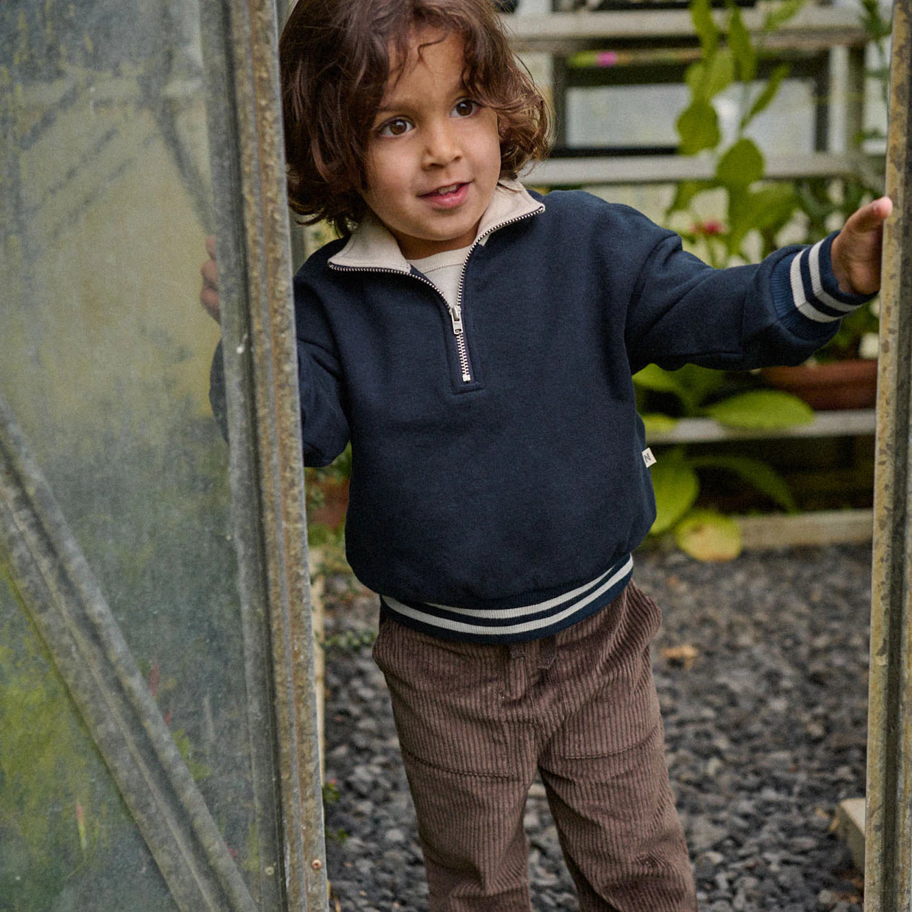TEDDY CORD PANTS - Pinecone | Nature Baby