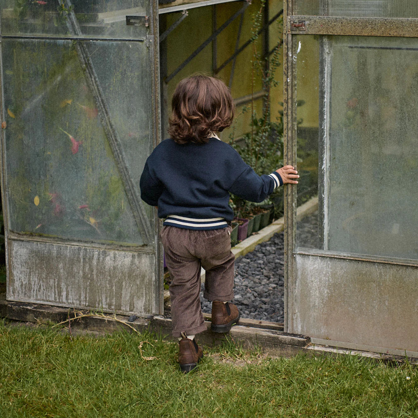 TEDDY CORD PANTS - Pinecone | Nature Baby