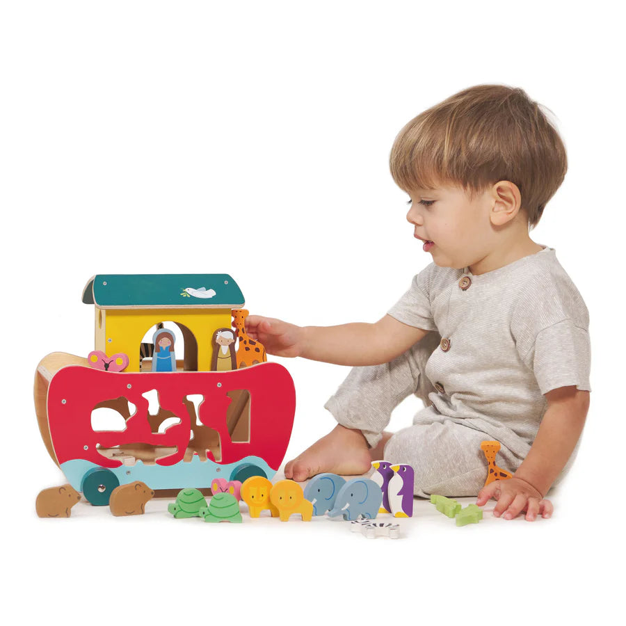 Noahs Shape Sorter Ark | Tender Leaf Toys