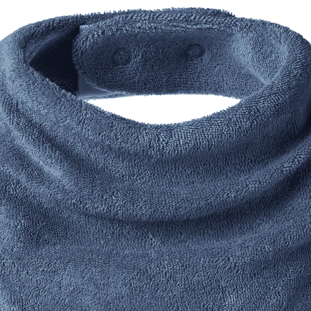 TRIANGLE BIB TERRY - Dusky Blue | Nature Baby