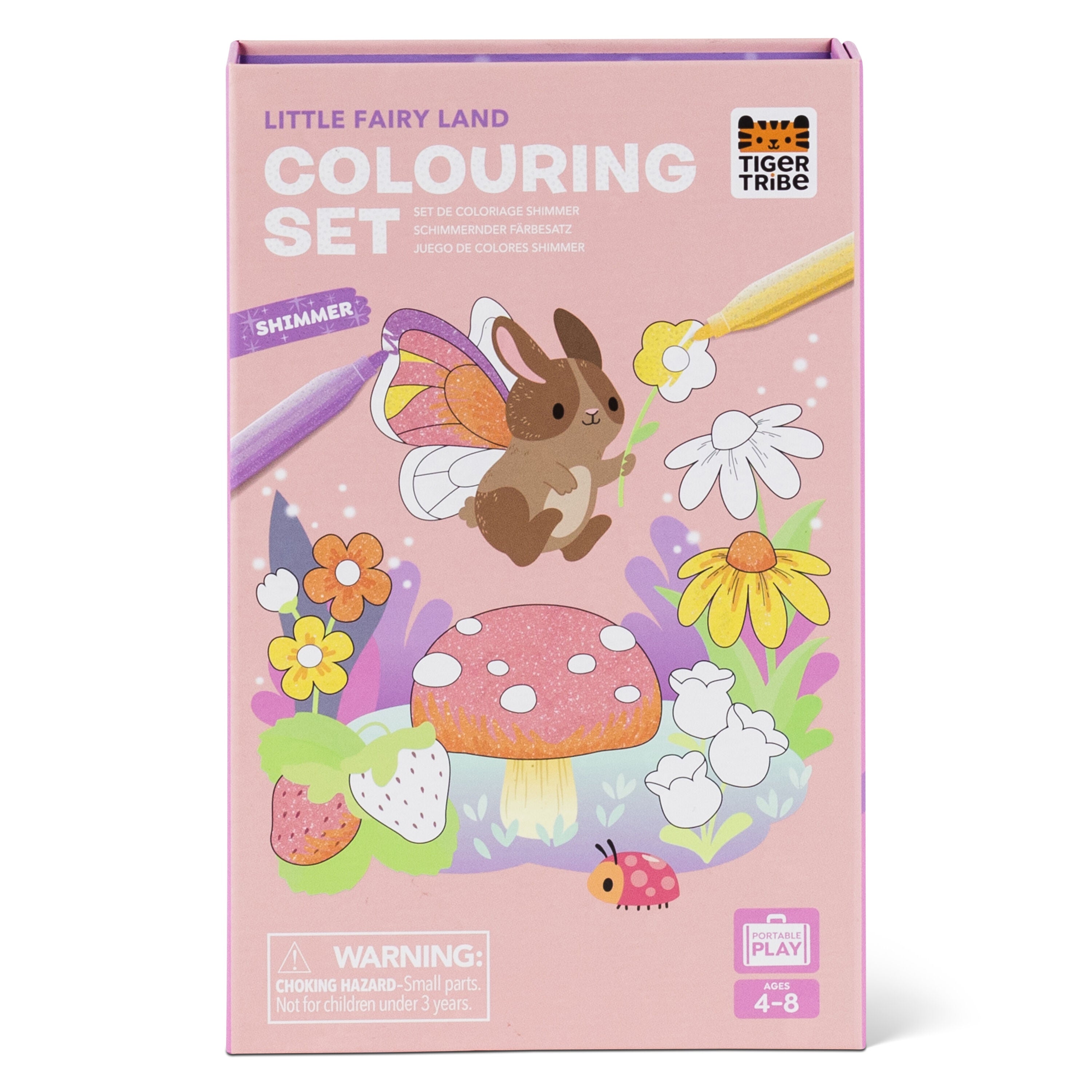 Shimmer Colouring Set - Little Fairy Land | Tiger Tribe