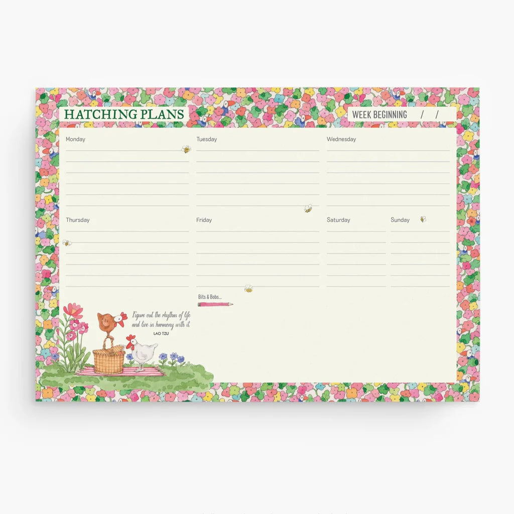 Twigseeds Weekly Desk Planner - A4