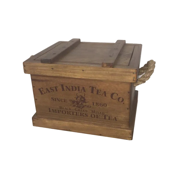 Box With Lid - Tea & Coffee | Blue Goose Imports