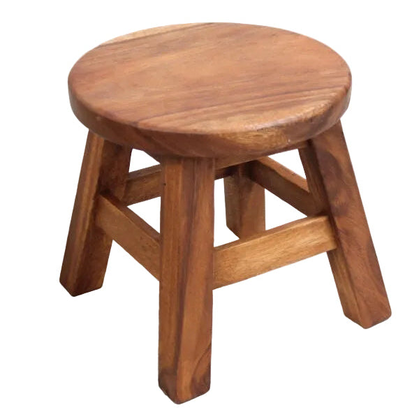 Wooden Stool - Small Round | Barron Imports