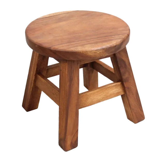 Wooden Stool - Small Round | Barron Imports