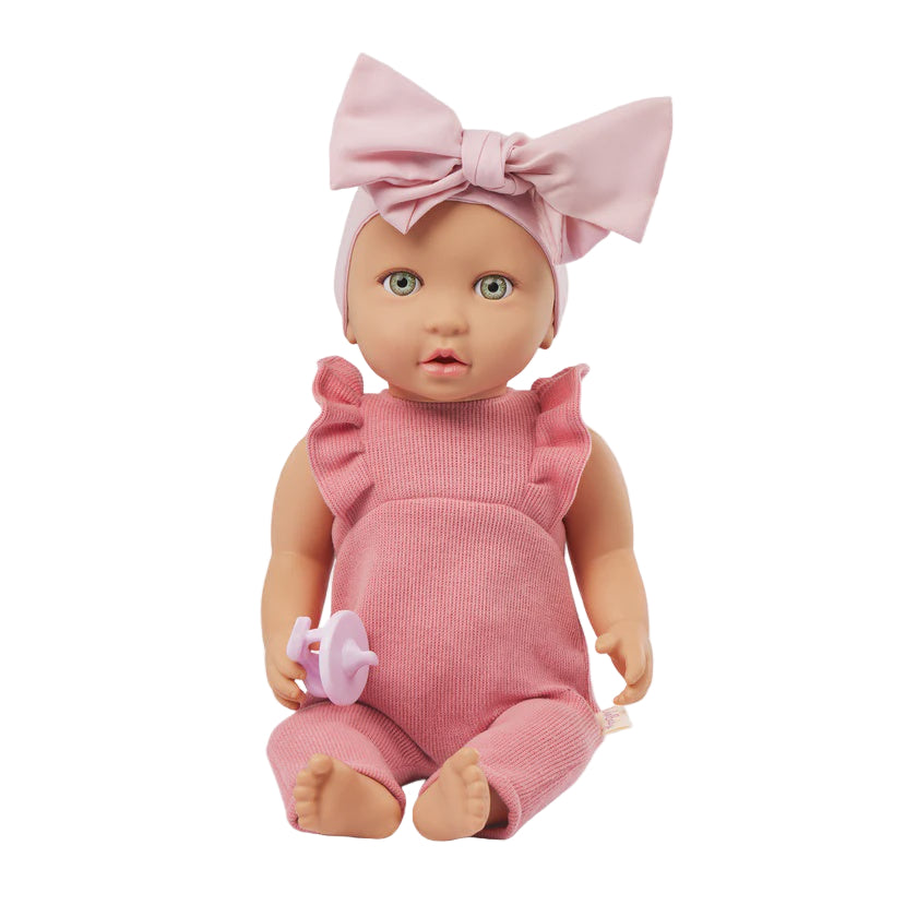 14" Baby Doll with Romper | Lullababy