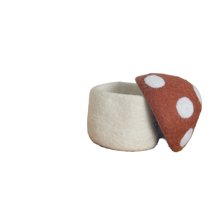 Mini Toadstool Trinket Box - Rust | SHEEP-ish