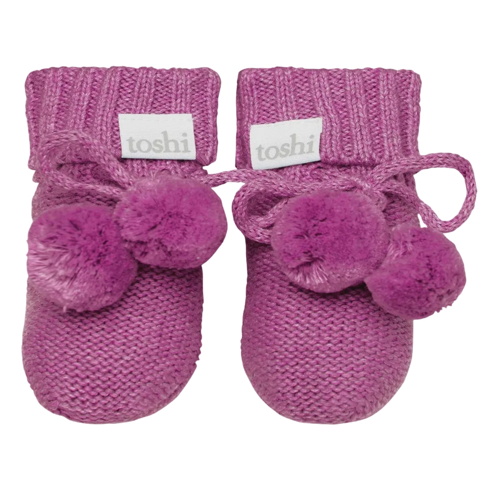 Violet- Organic Booties Marley - 00 | Toshi