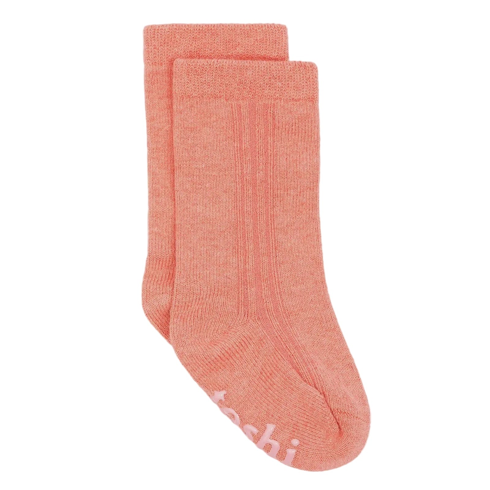 Organic Socks Knee Dreamtime - Coral | Toshi