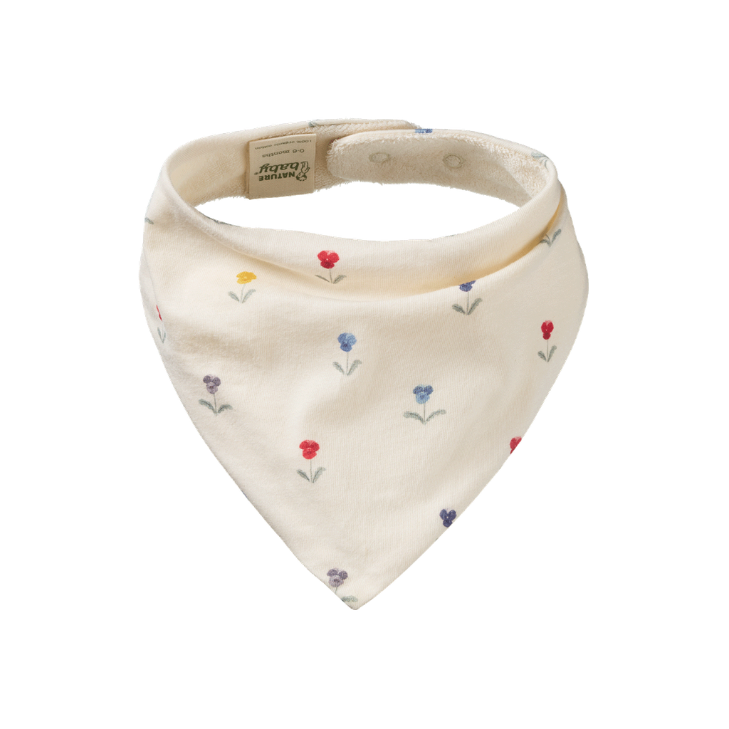 TRIANGLE BIB - Delphine Print | Nature Baby
