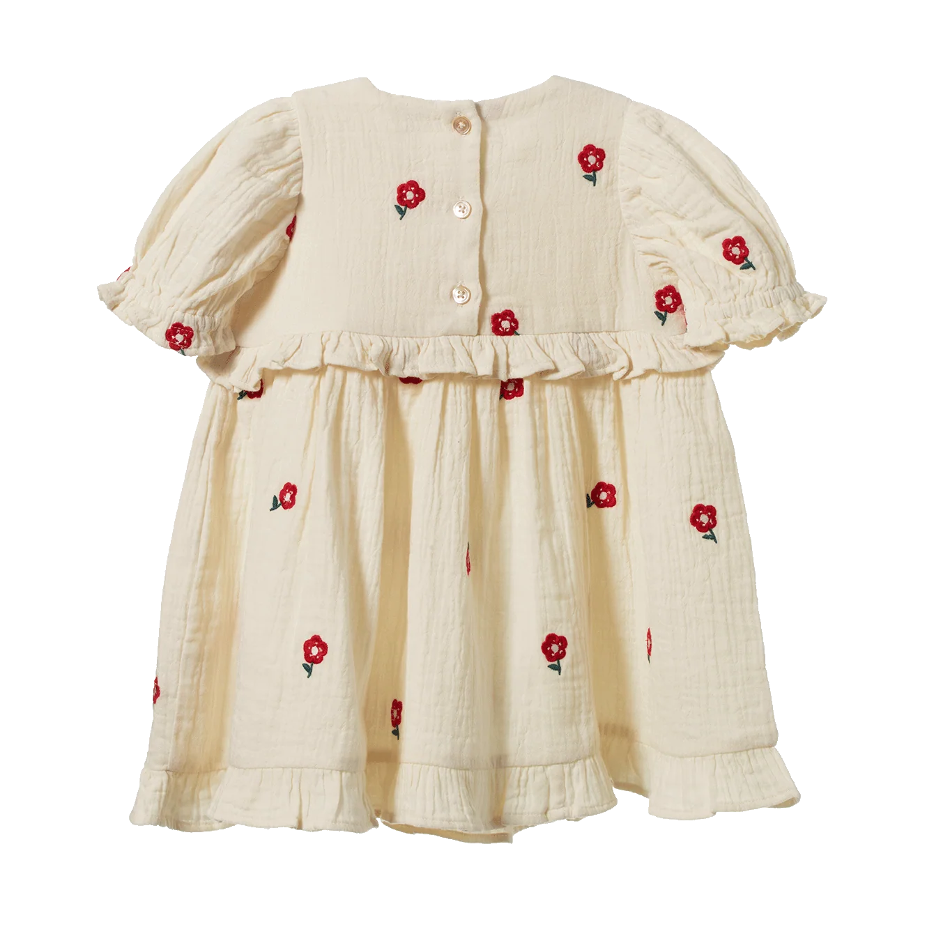 VALENTINA DRESS - Red Flora | Nature Baby