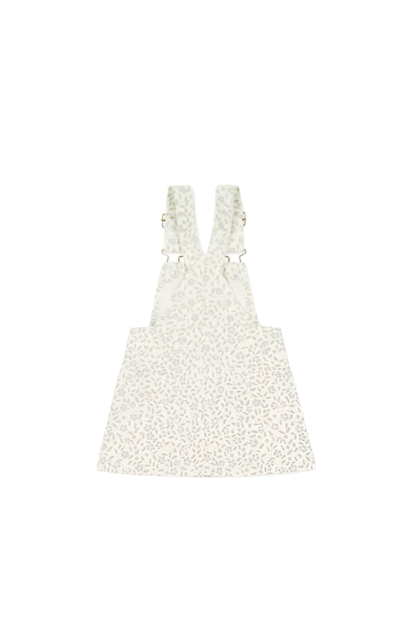 Vintage Overall Dress - Elodie Whisper White | Jamie Kay