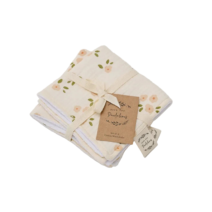 Washcloth - Set of 2 - Daisy | Over The Dandelions