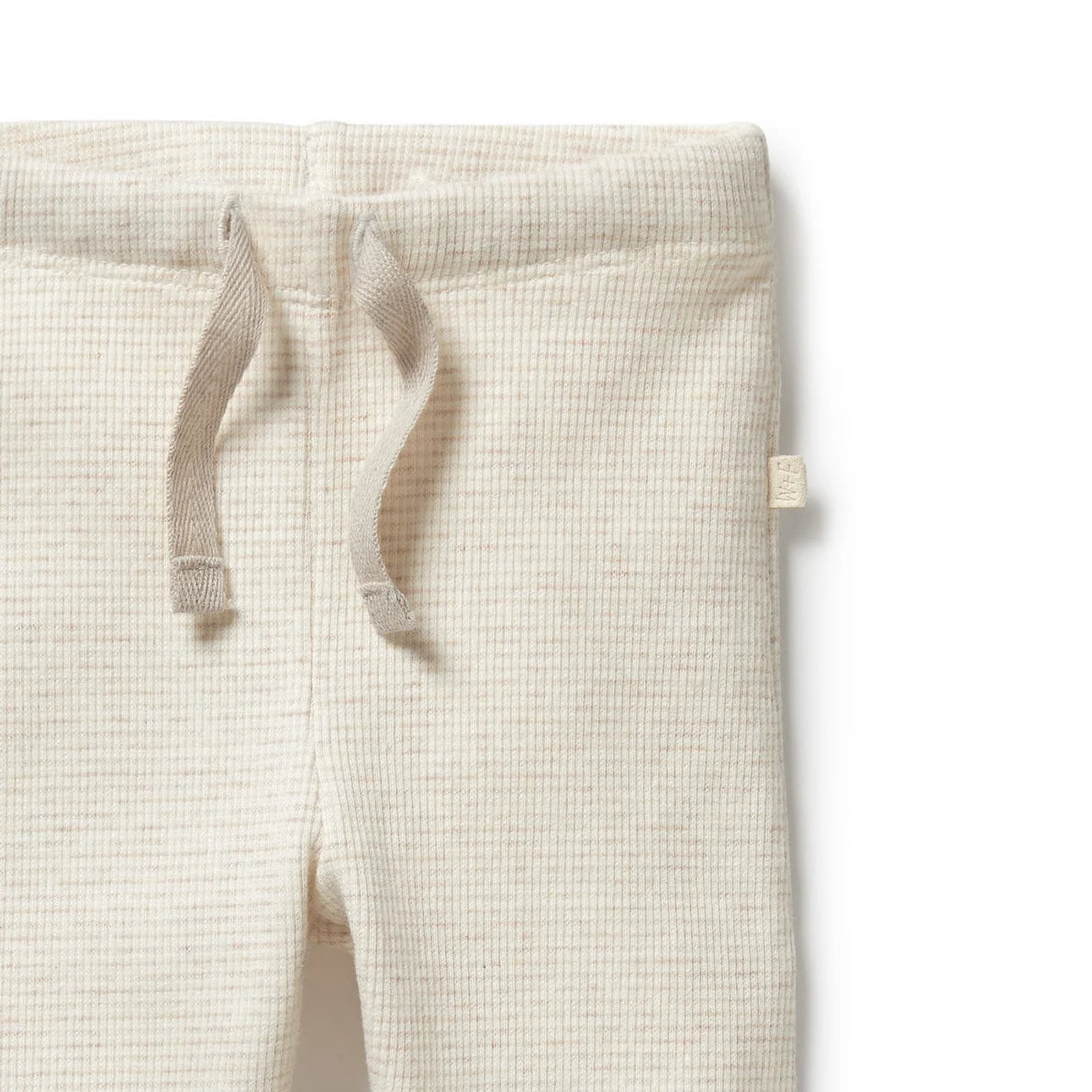 Organic Stripe Rib Legging - Oatmeal | Wilson + Frenchy