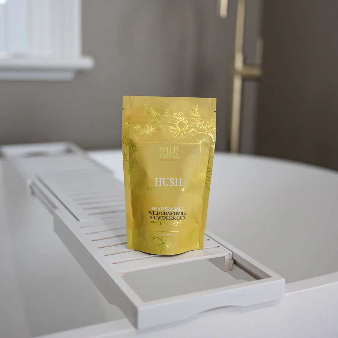 Natural Bath Salts - Hush - 180g | Wild Emery