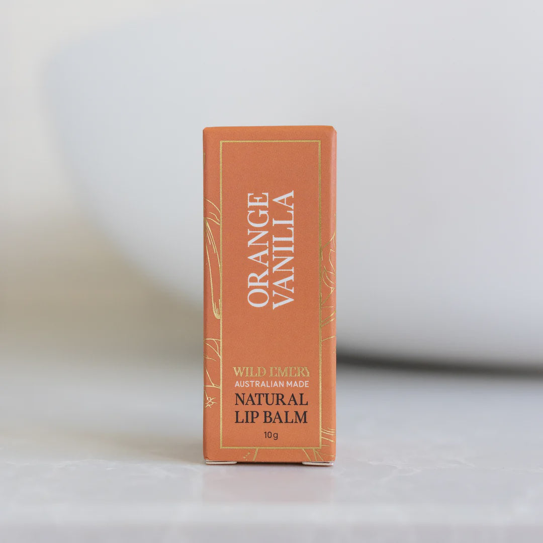 Natural Lip Balm - Orange Vanilla | Wild Emery