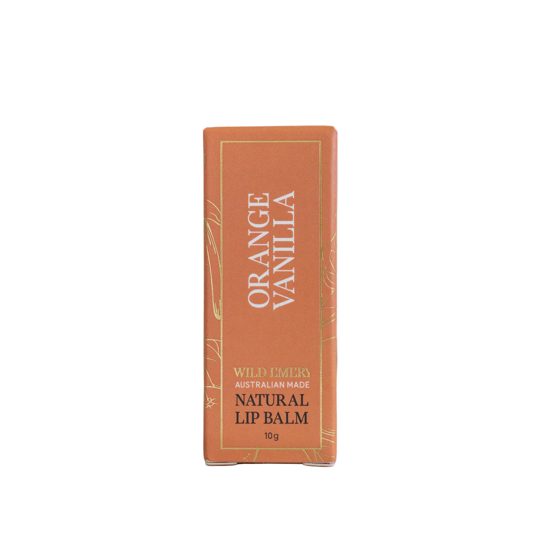 Natural Lip Balm - Orange Vanilla | Wild Emery