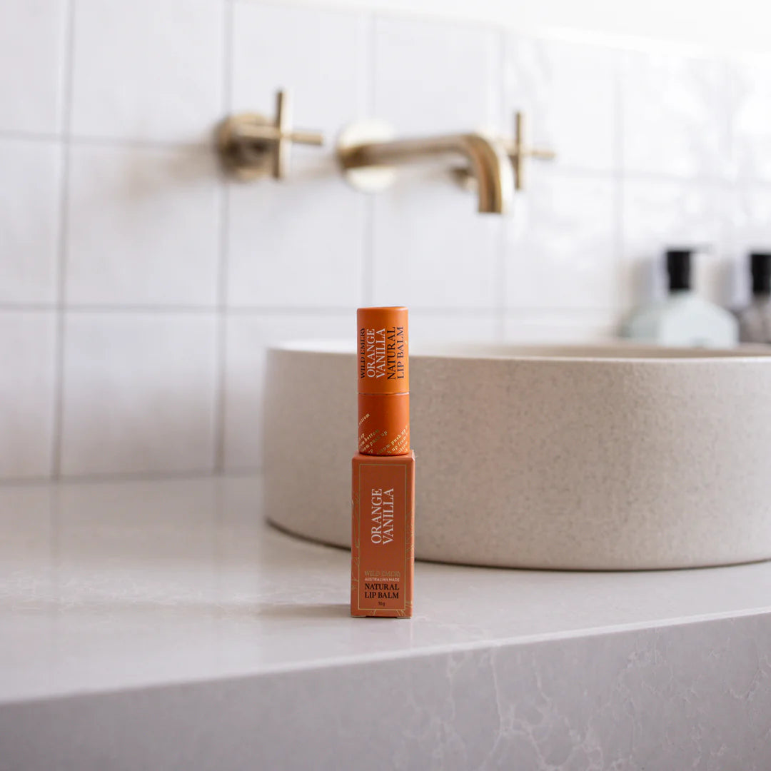 Natural Lip Balm - Orange Vanilla | Wild Emery