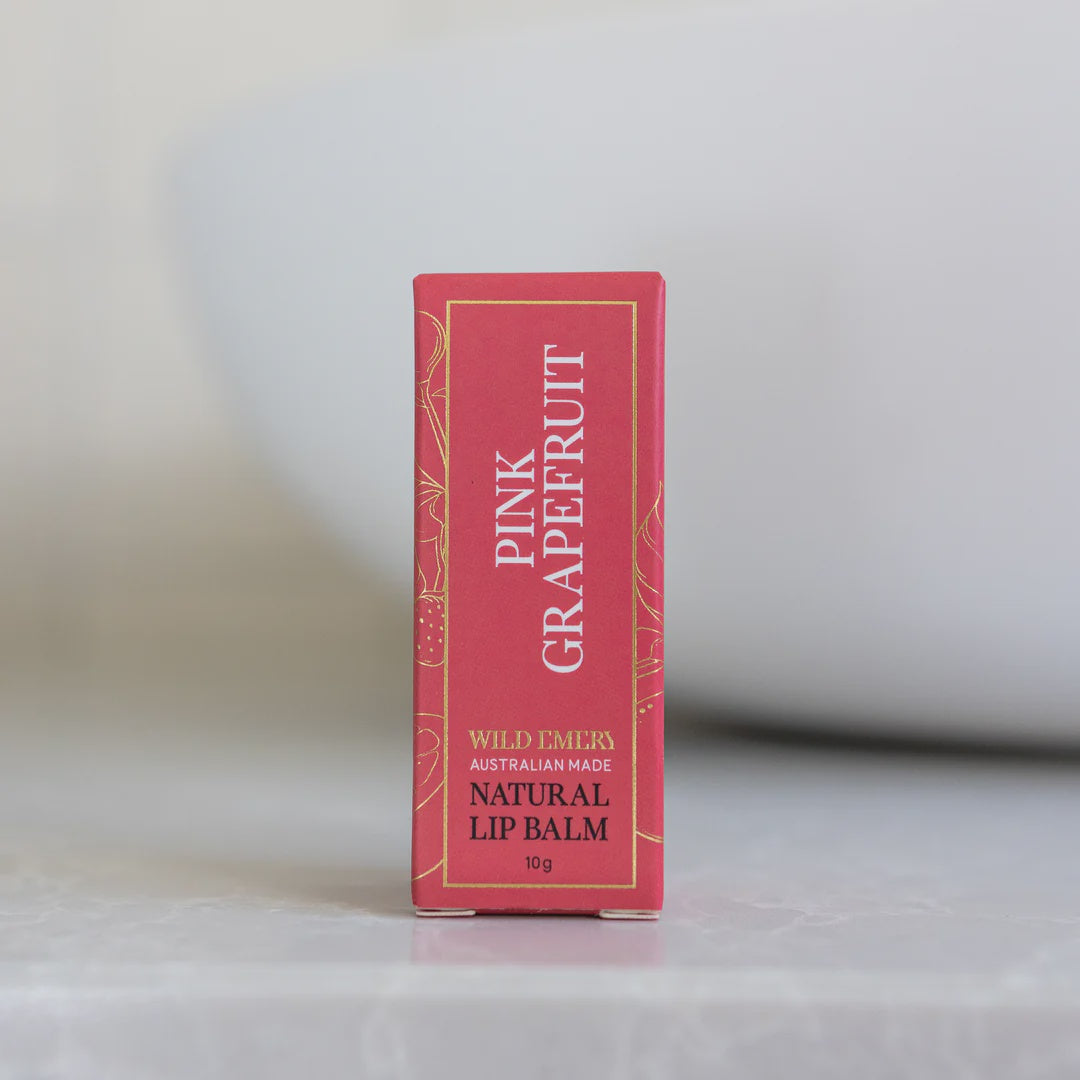 Natural Lip Balm - Pink Grapefruit | Wild Emery