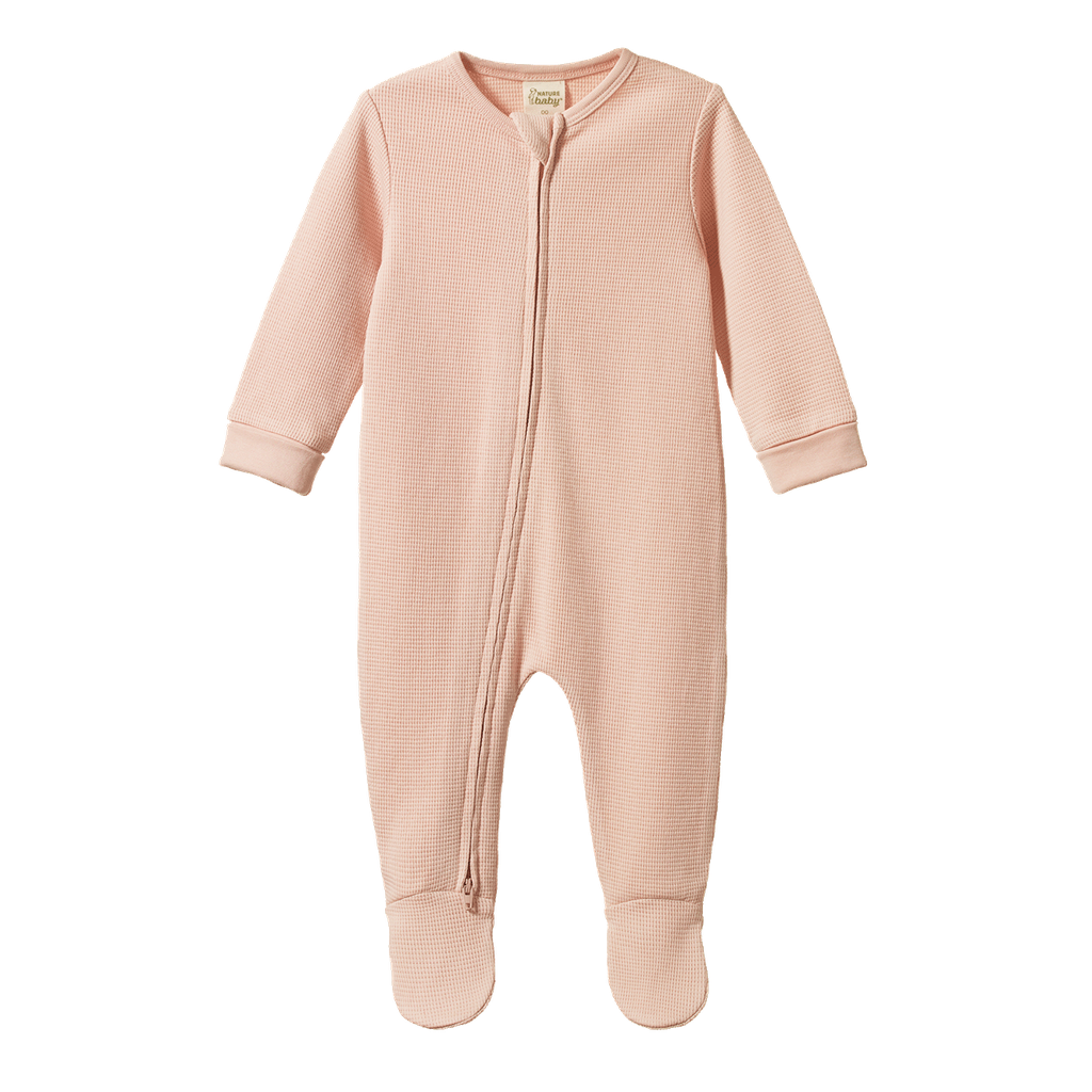 DREAMLANDS SUIT WAFFLE - Rose Dust | Nature Baby