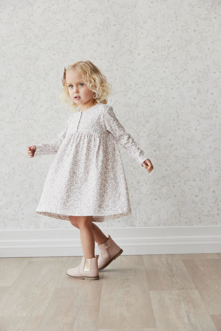 Organic Cotton Bridget Dress - Posy Floral | Jamie Kay