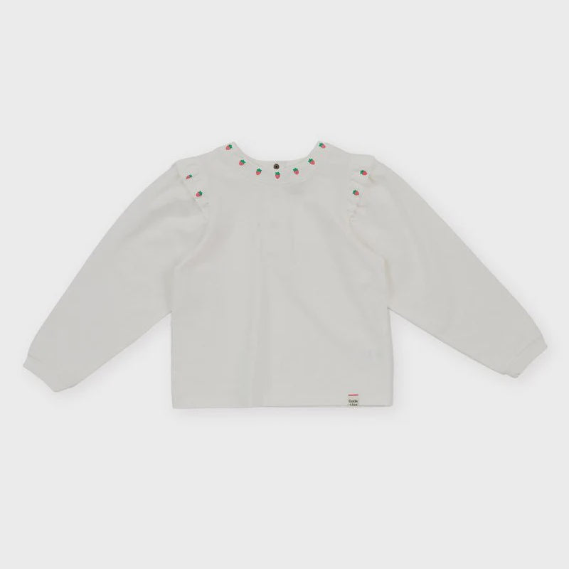 MINI STRAWBERRY LONG SLEEVE TOP | Goldie + Ace