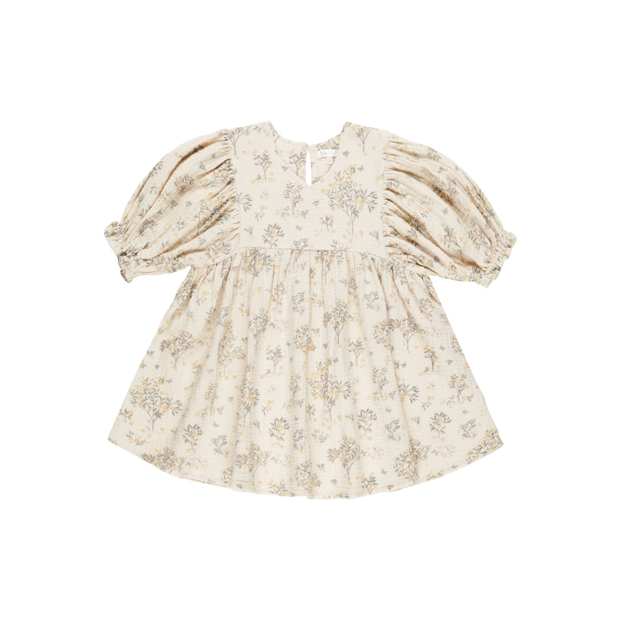 Jolene Dress || Citrus Grove - NATURAL | Rylee + Cru