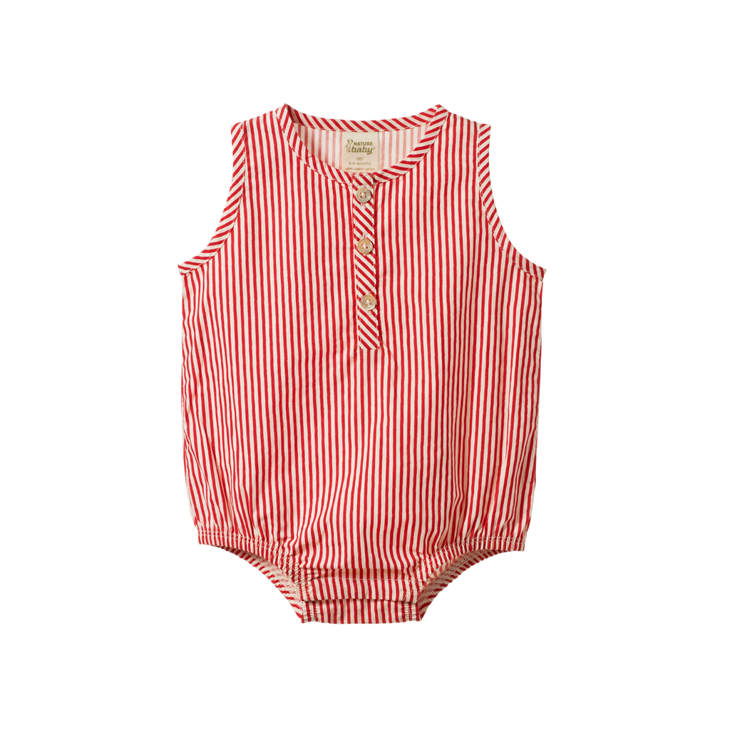 CEDAR SUIT - Meri Stripe | Nature Baby