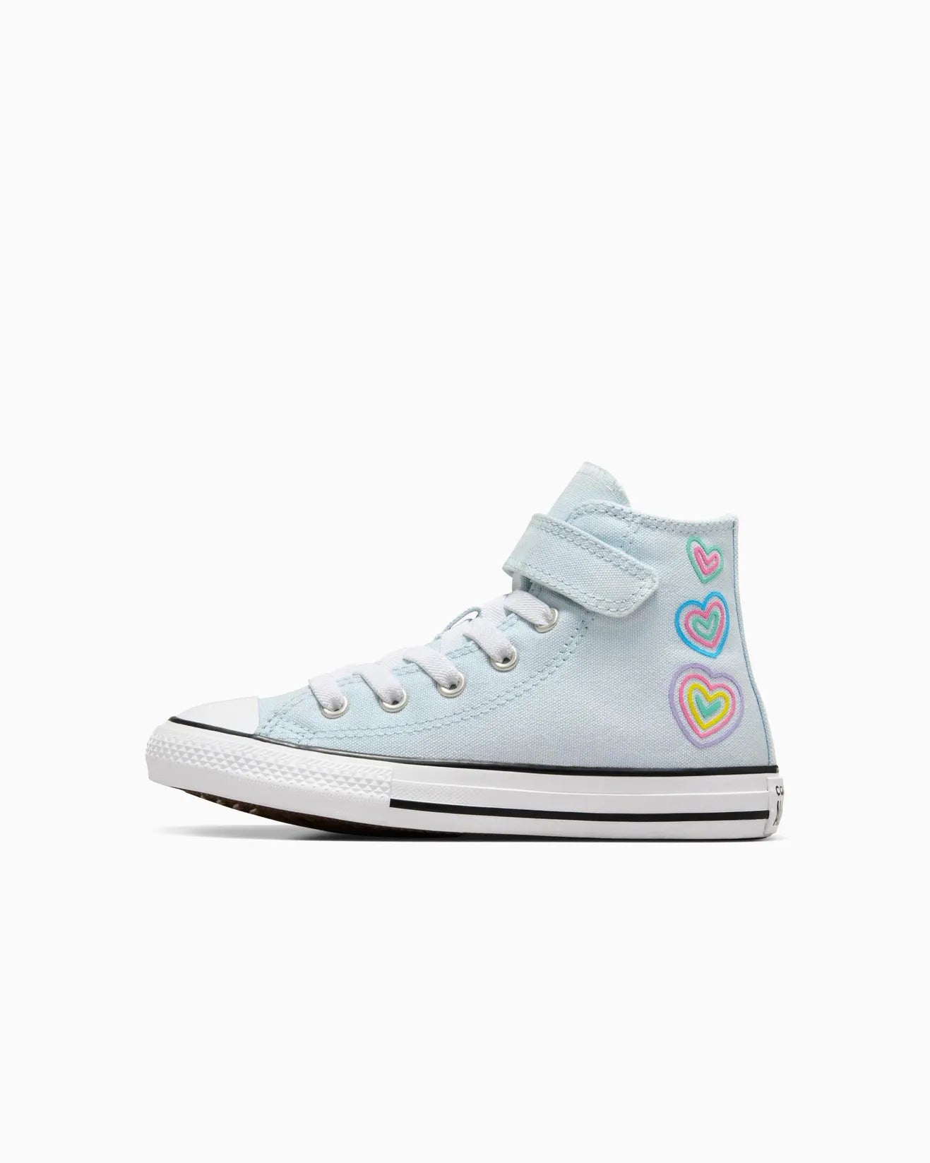 KID CT HEART PATCH HI White | Converse