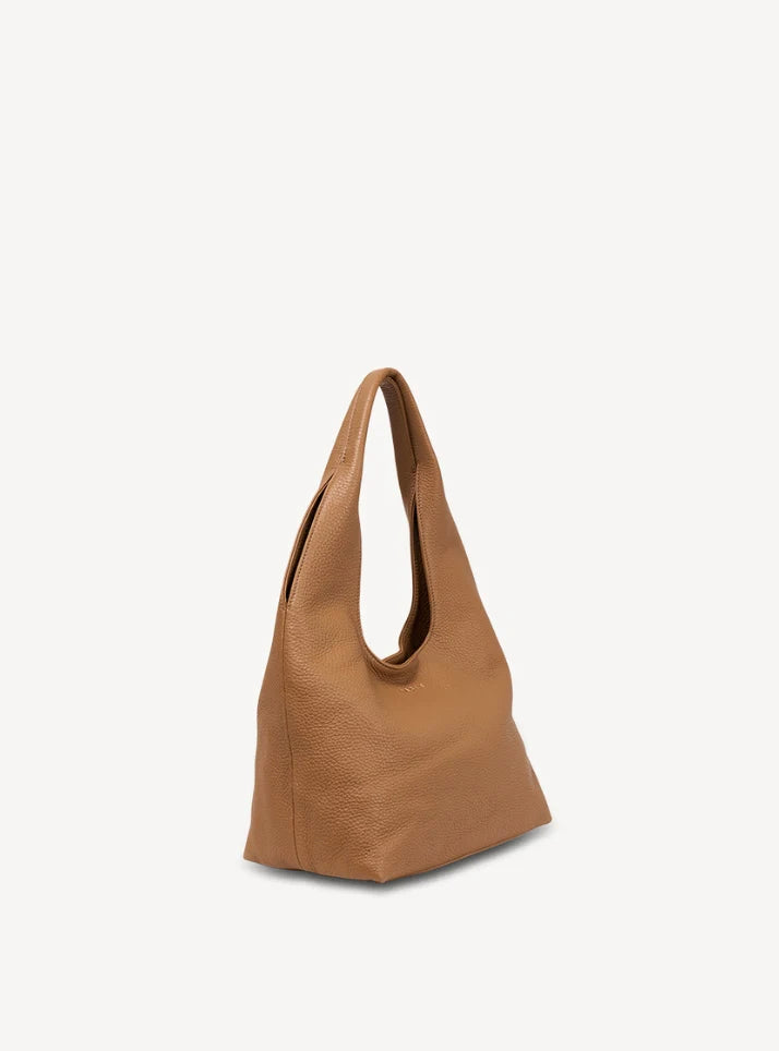 Kiki Shoulder Bag - Toffee Lightly Milled | Saben