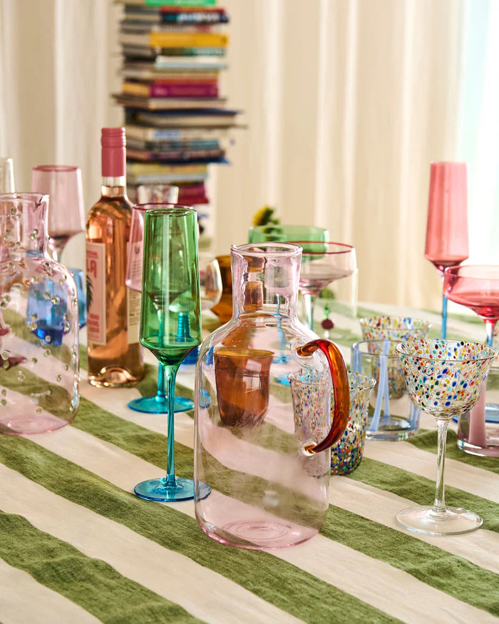 Pistachio Crush Champagne Glass 2P Set One Size | Kip & Co