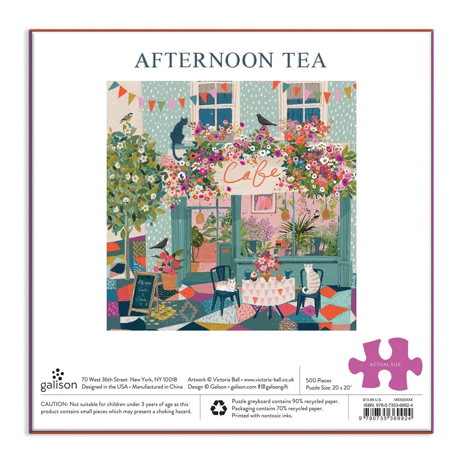 Afternoon Tea 500 Piece Jigsaw Puzzle | Victoria Ball