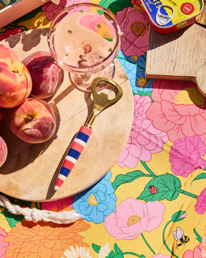 Follow The Sun Yellow Picnic Mat | Kip & Co