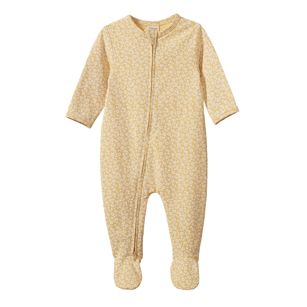 DREAMLANDS SUIT - Kitchen Garden Raffia Print | Nature Baby