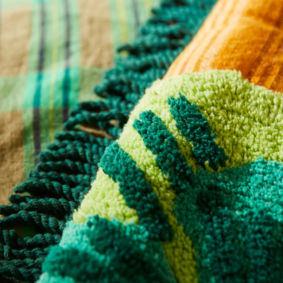 Mila Tufted Blanket | Sage x Clare