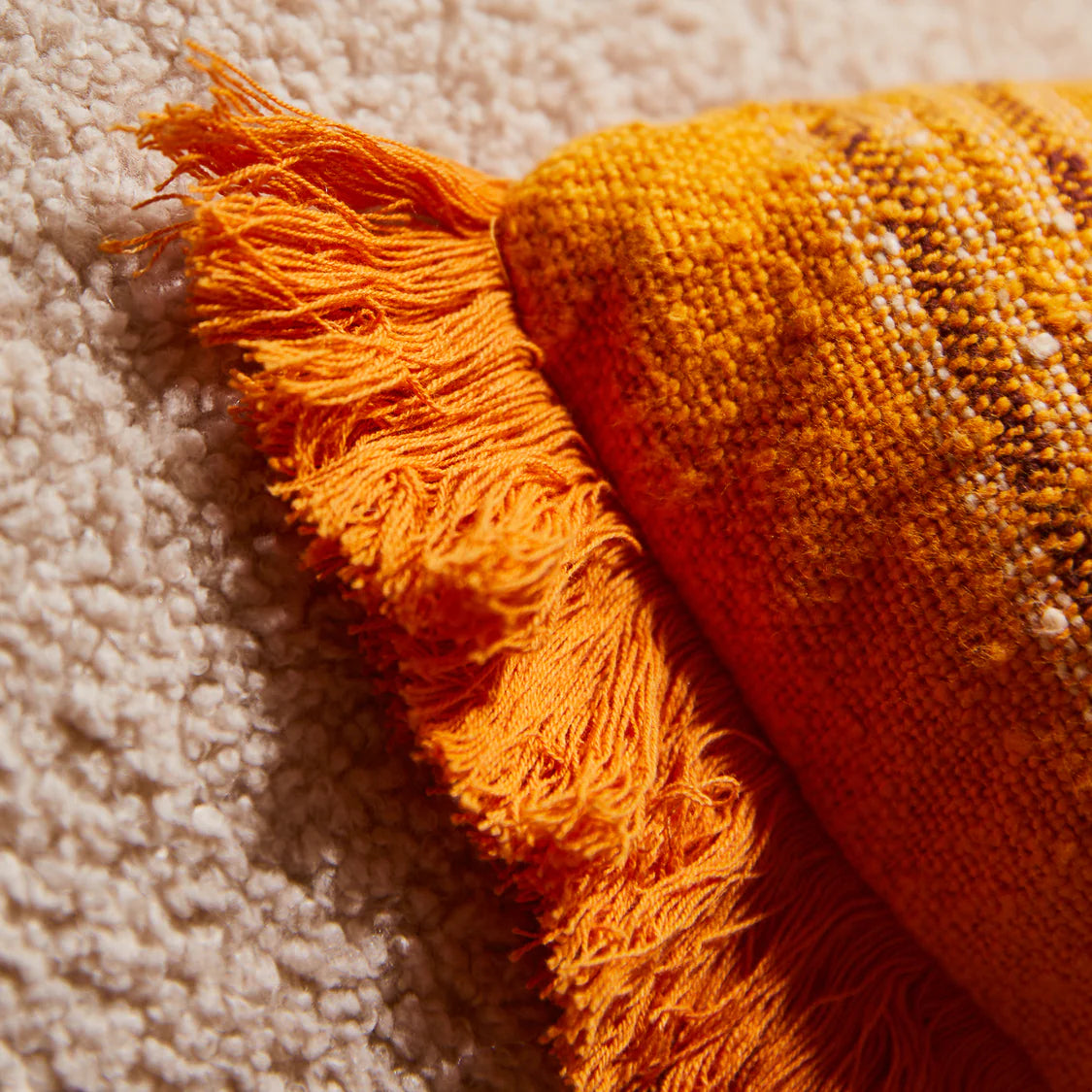Nicolette Woven Cushion - Marigold | Sage x Clare