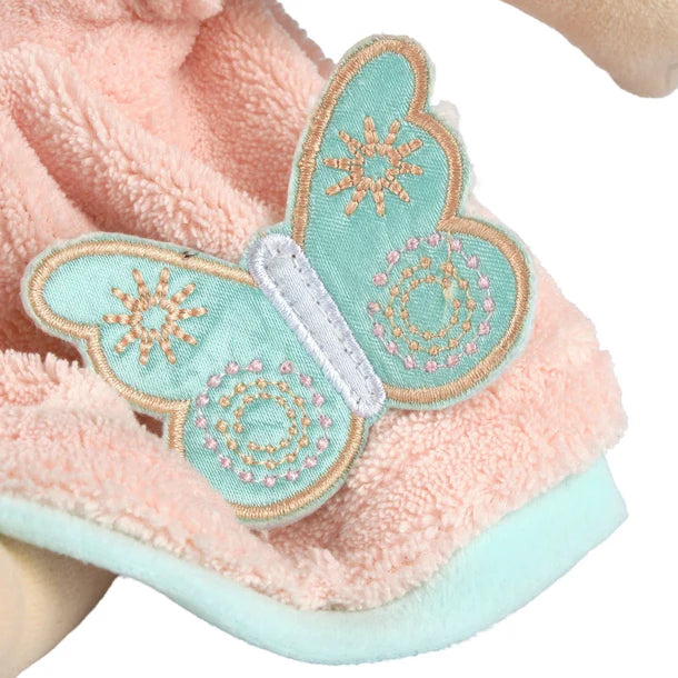 Pia, 35cm Lt. brown hair/peach & blue dress | Tikiri-Bonikka
