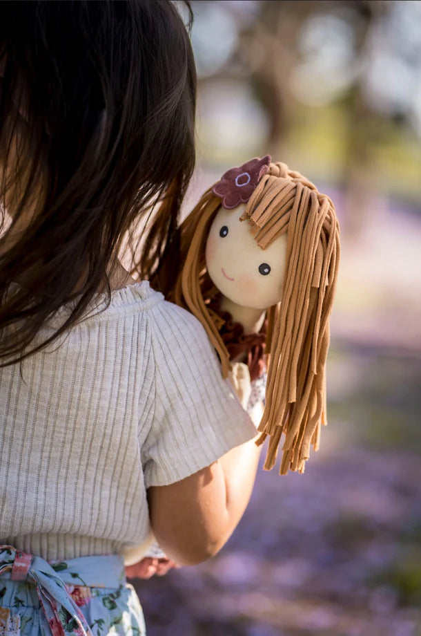 Amber in Black & White Dress Doll |