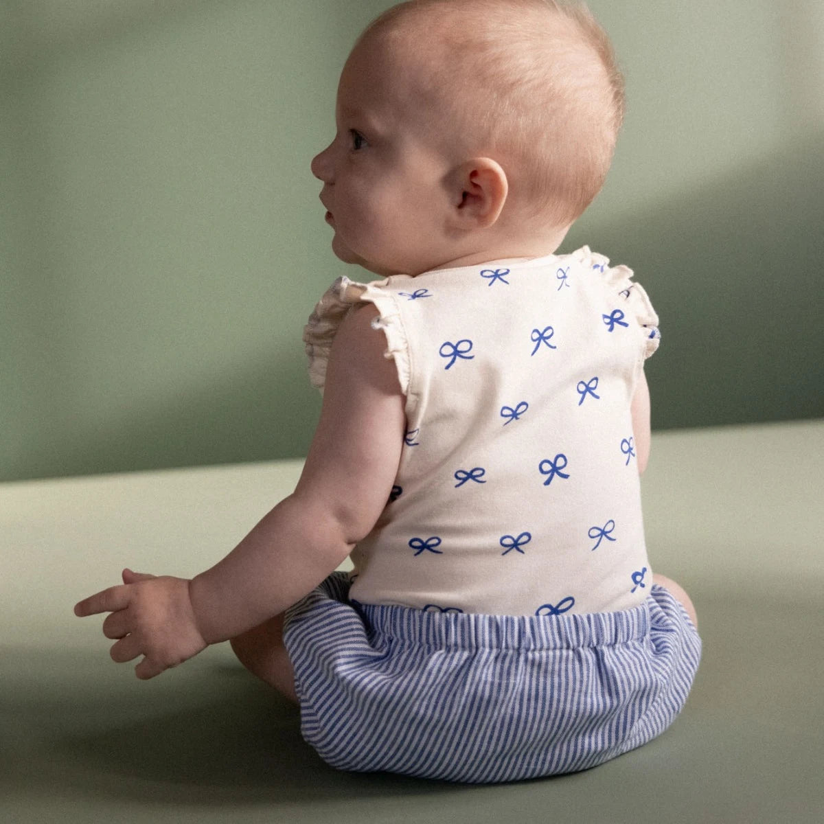 FLEUR BODYSUIT | Ribbons Print | Nature Baby