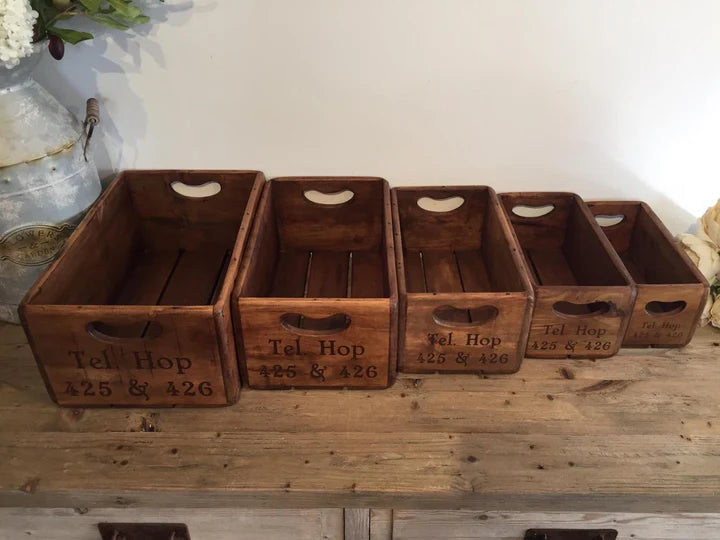 Box with Hole Handles | Blue Goose Imports