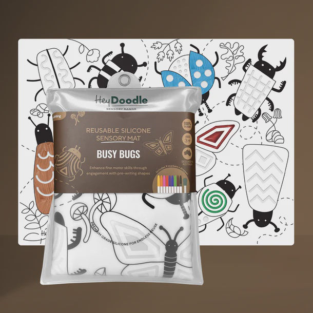 Busy Bugs (Sensory Playmat) | Hey Doodle