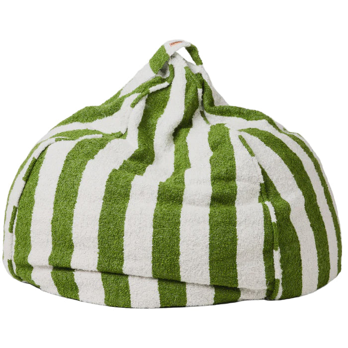 Moss Stripe Boucle Beanbag One Size | Kip & Co