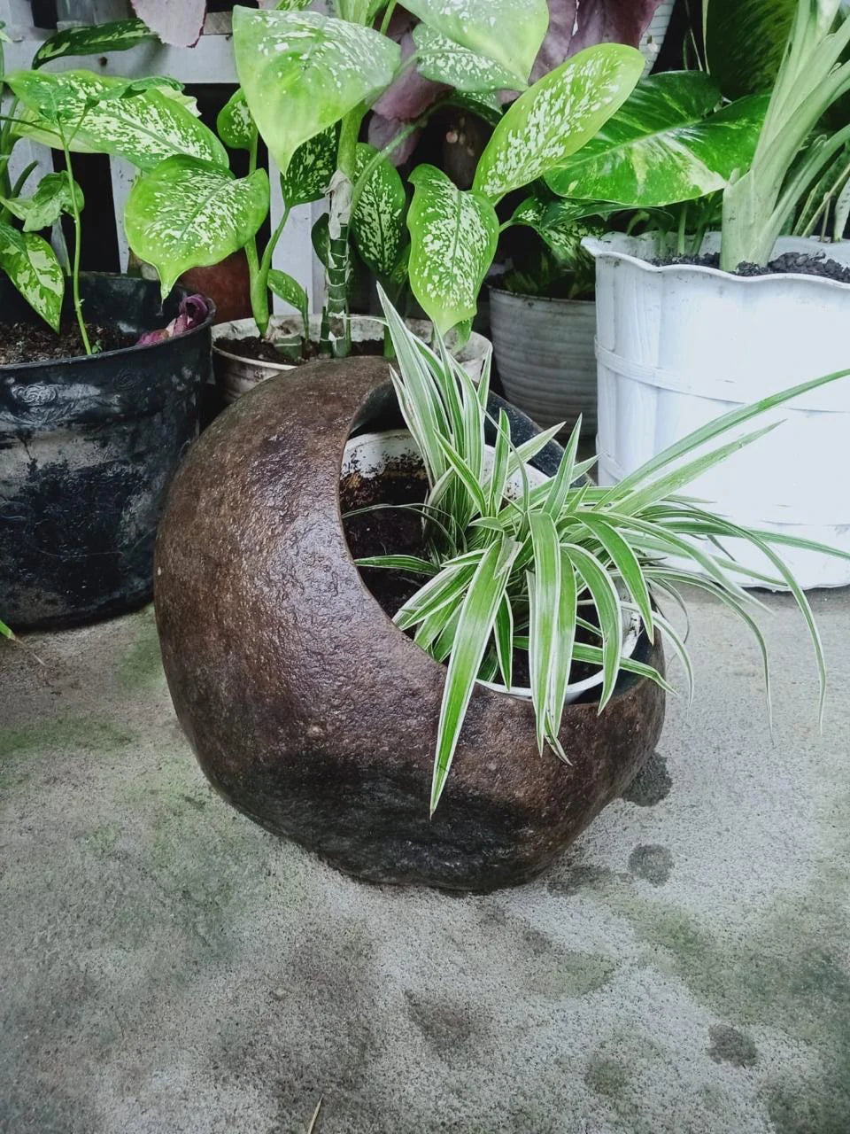 Stone Planter | Blue Goose Imports