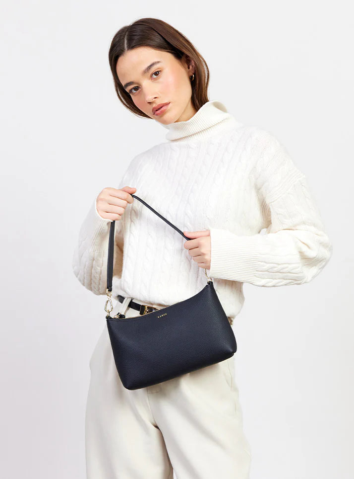 Haven Shoulder Bag - Black | Saben