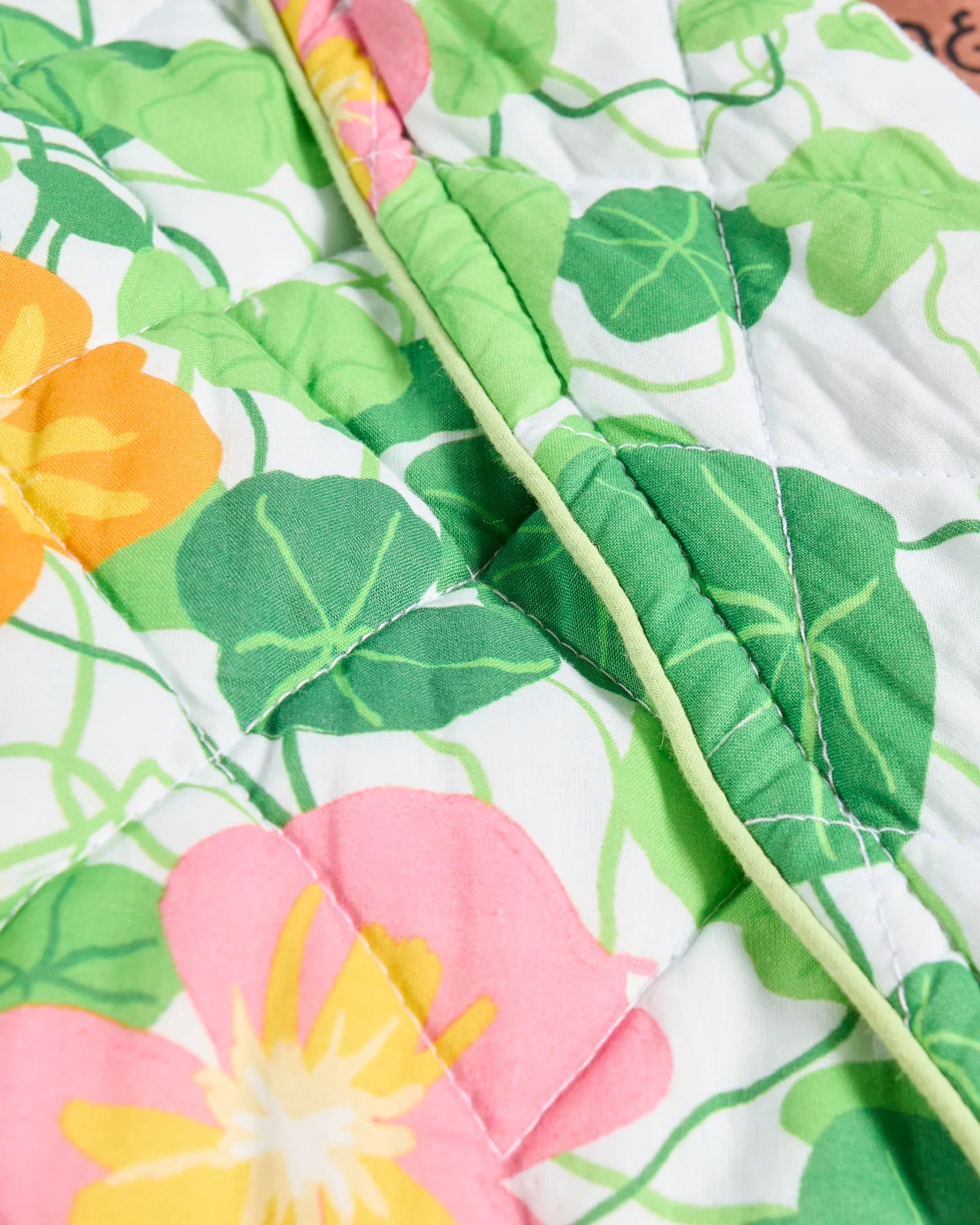Nasturtium Quilted Cotton Robe | Kip & Co