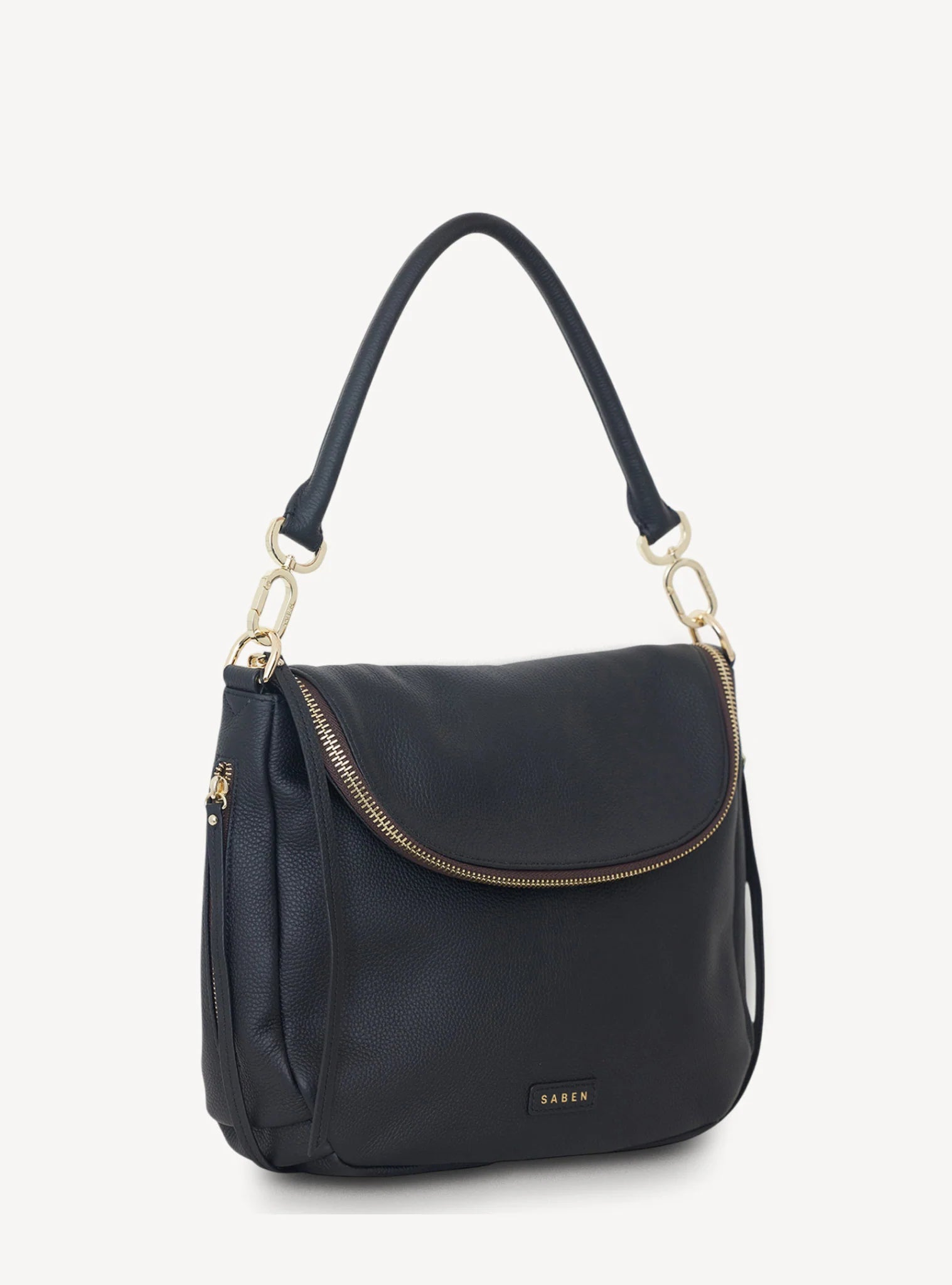 Frankie Shoulder Bag - Black | Saben