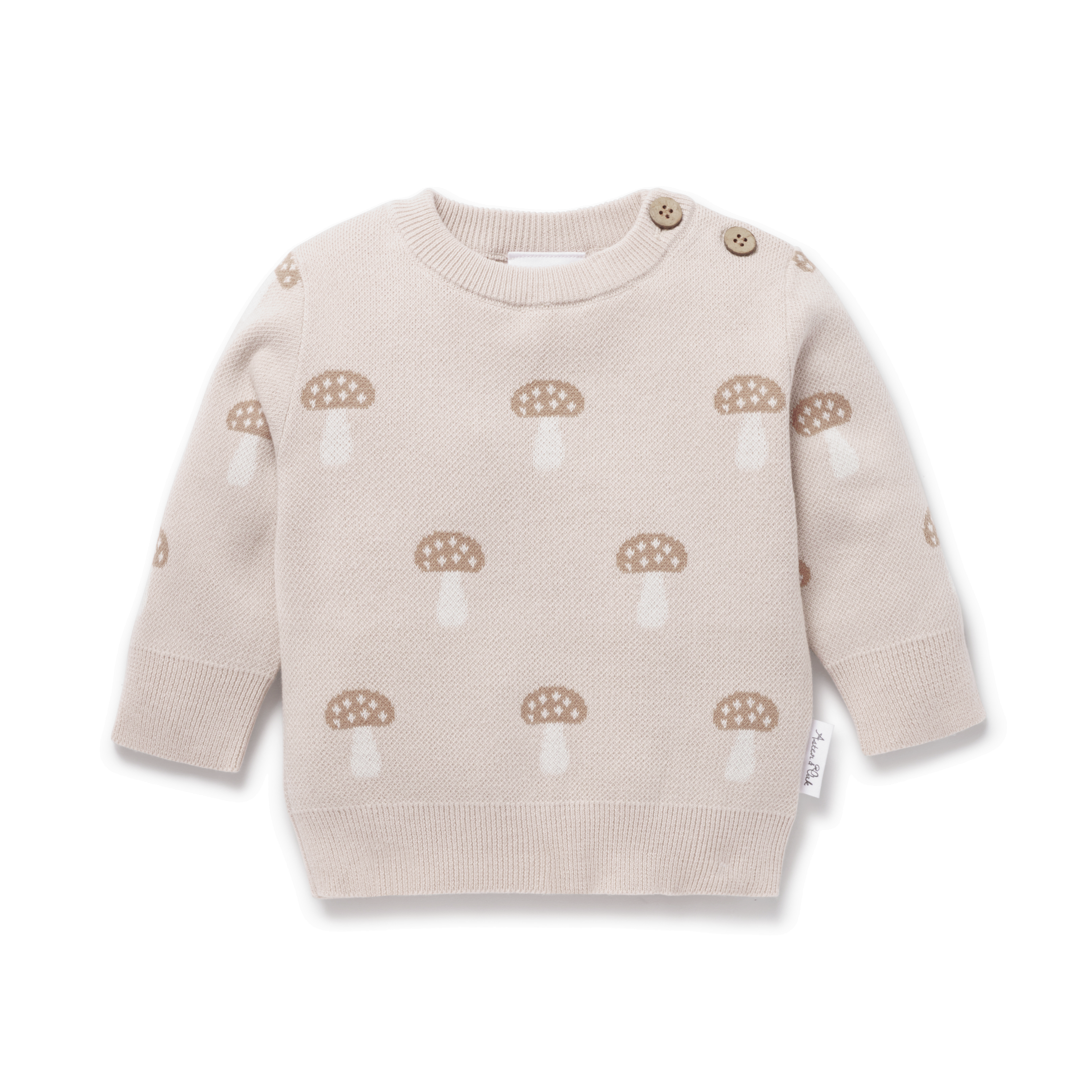 MUSHROOM KNIT JUMPER || Sand| Aster & Oak